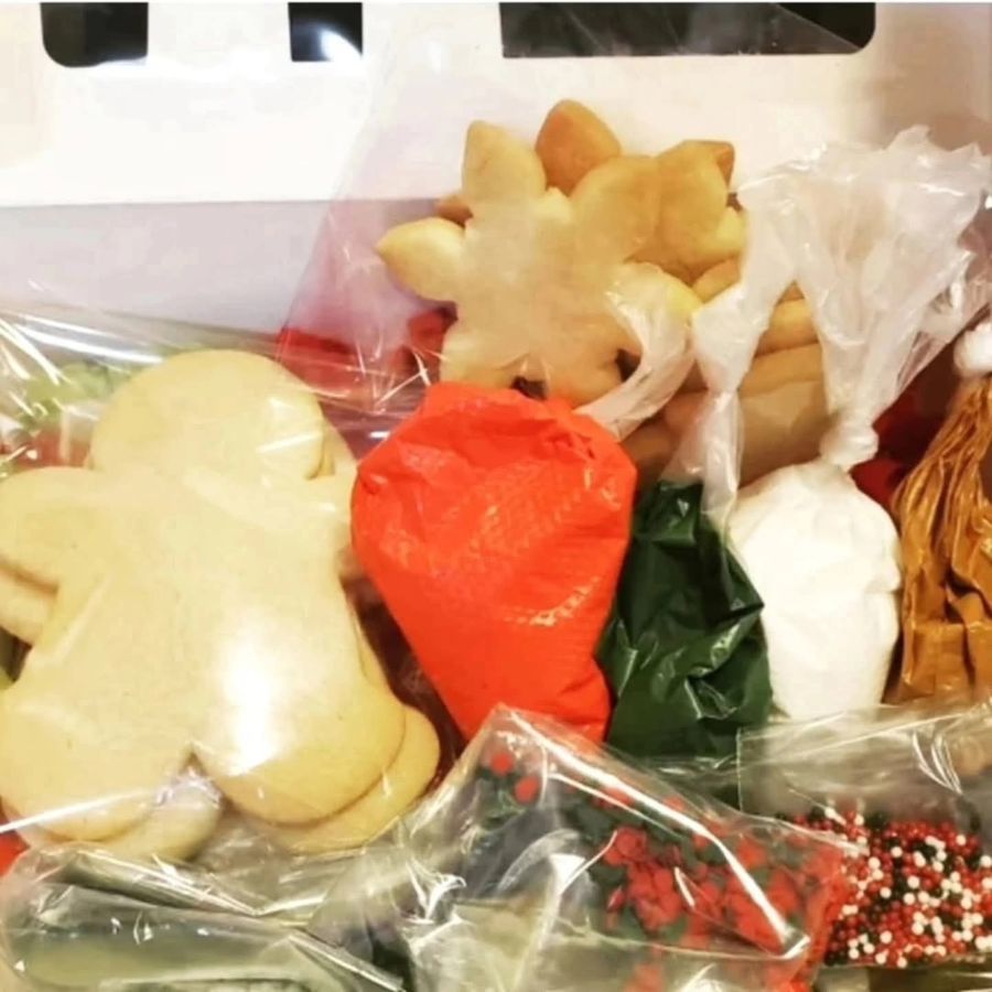 Christmas cookie decorating kit